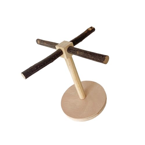Drehbare Sitzstange für Vögel, Holzständer, Sitzstange, Papageien, Schleifen, Kratzer, Tischspielzeug, Schleifen, Kratzer, Sitzstange Drehbare Sitzstange für Vögel, Holzständer, Sitzstange, Papageien, Schleifen, Kratzer, Tischspielzeug, Schleifen, Kratzer, Sitzstange von AOOOWER