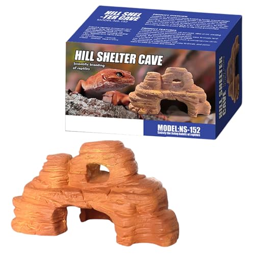 Frogs Hidings Haus Steinhöhle Unterschlupf Felsversteck Höhle für Reptilien Aquarien für Reptilien Gehege Frogs Hidings Haus Steinhöhle Unterschlupf Felsversteck Höhle für Reptilien Aquarien für Reptilien Gehege von AOOOWER
