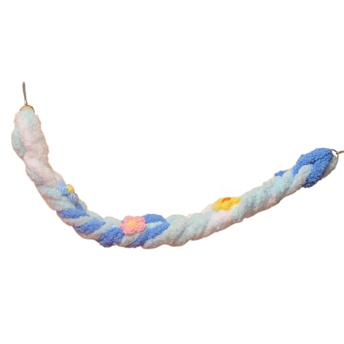 Hängeschaukel für Haustiere, Hamster, Kauspielzeug, Twist-Kletterseil, reißendes Spielzeug für Zuckergleiter, Kleintierkäfig-Spielzeug Hängeschaukel für Haustiere, Hamster, Kauspielzeug, Twist-Kletterseil, reißendes Spielzeug für Zuckergleiter, Kleintierkäfig-Spielzeug von AOOOWER