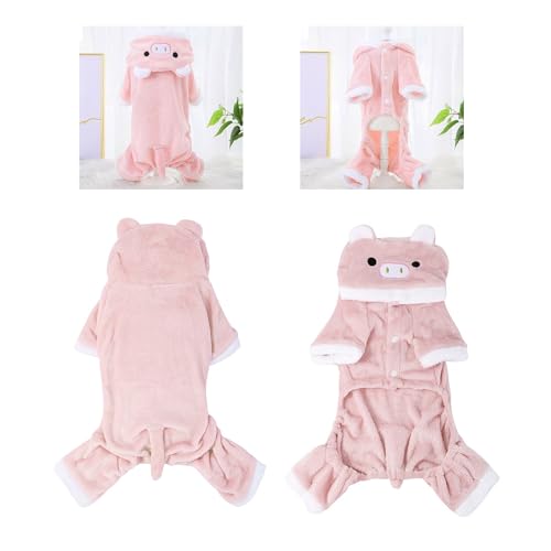 Halloween Christmas Hood Pullover Für Kleine Hunde Schöne Jumpsuit Winterparty Kleines Kapuze Set Sweatshirt Jumpsuits Für Haustier Windel Cosplay Unterwäsche von AOOOWER
