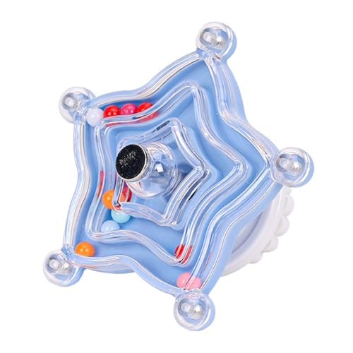 Interaktives Spinnrad, buntes Papageienspielzeug für kleine Vögel, zum Kauen von Übungen, Käfigzubehör mit drehbaren Rasseln Interaktives Spinnrad, buntes Papageienspielzeug für kleine Vögel, zum Kauen von Übungen, Käfigzubehör mit drehbaren Rasseln von AOOOWER
