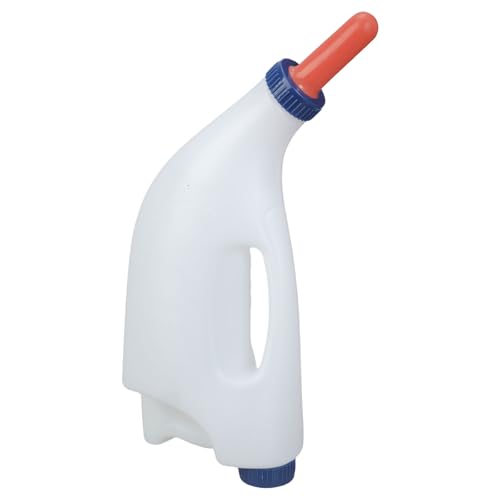 Kalb-Futterflasche mit Griff, regulierbarer Milchfluss, Haltbarkeit, Still-Futterspender für Nutztiere Kalb-Futterflasche mit Griff, regulierbarer Milchfluss, Haltbarkeit, Still-Futterspender für Nutztiere von AOOOWER
