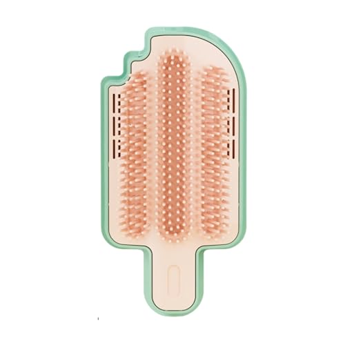 Katzenmassage Pinsel Set Einstellbare Wandmontage Eiscreme Form Der Tierpflegerzeug Haarsammler Cream Cats Kratzer von AOOOWER