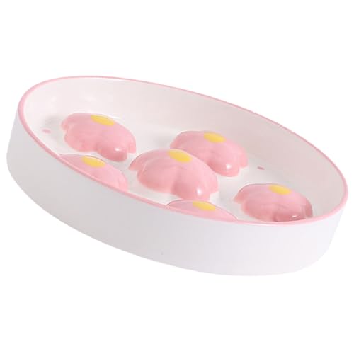 Langsames Essen, handgezeichnete Blumenkunst, fördert sicheres Füttern, langsames Essen, handbemalte Schüssel Langsames Essen, handgezeichnete Blumenkunst, fördert sicheres Füttern, langsames Essen, handbemalte Schüssel von AOOOWER