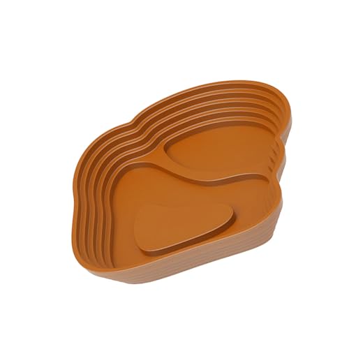 Step Design Reptilien Badeschale Terrarien Becken für Schildkröten Eidechsen Fütterung Einweichen Bad Pool mit Rampen Reptilien Sonnenbaden und Futterstation von AOOOWER