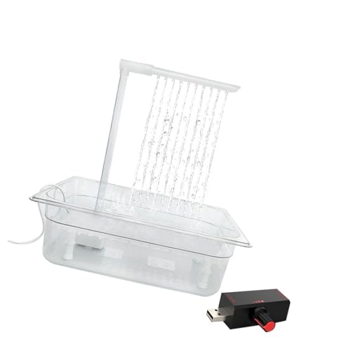 Vogelbadewanne Spaß Spritzen Automatischer Brunnen für Papageien und kleine Haustiere Duschbox für Wellensittiche Nymphensittiche Vogelbadewanne Spaß Spritzen Automatischer Brunnen für Papageien und kleine Haustiere Duschbox für Wellensittiche Nymphensittiche von AOOOWER