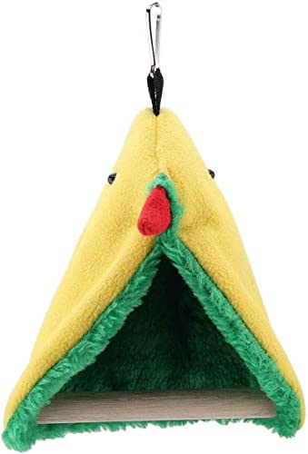 AOOPOO Vogel Hängematte, Papagei Hängematte Plüsch Hanging Tent, glücklich Vogel Spielzeug Papagei Bett Warm Winter Haustier Tasche Baumwolle Tasche von AOOPOO