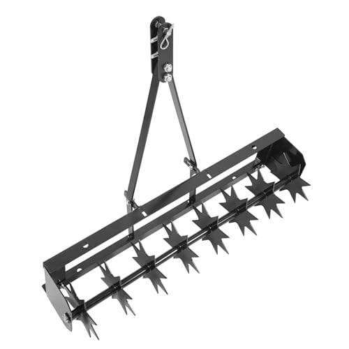 AOOUNGM Rasenbelüfter Manuell, Rasenlüfter Walzen mit 8 sternförmigen Stacheln, Aerifizierer für Rasen 81x24.8cm, Rasenlüfter für mit Stiel Höfe, Rasenflächen AOOUNGM Rasenbelüfter Manuell, Rasenlüfter Walzen mit 8 sternförmigen Stacheln, Aerifizierer für Rasen 81x24.8cm, Rasenlüfter für mit Stiel Höfe, Rasenflächen von AOOUNGM