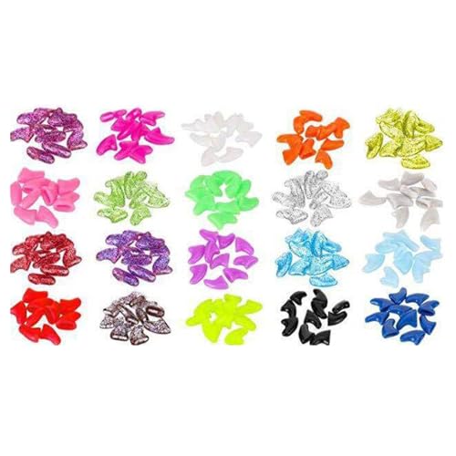 AOSAIXIS 200pcs Weiche PVC Katzen Nägel Kappen Alle Größe Hundeklauenabdeckungen Für Innenmöbel Schützen Nägelabdeckungen Für Hunde Die Pflegen Lieferungen von AOSAIXIS