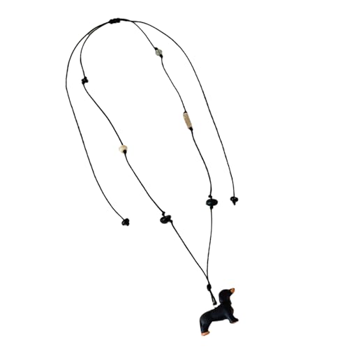 Handgefertigte Dackel Hunde Halskette Multifirtional Harzschmuck Mode Multielement Halskette Für Tägliche Verschleiß Und Partykleidung Handgefertigte Dackel Hunde Halskette Multifirtional Harzschmuck Mode Multielement Halskette Für Tägliche Verschleiß Und Partykleidung von AOSAIXIS
