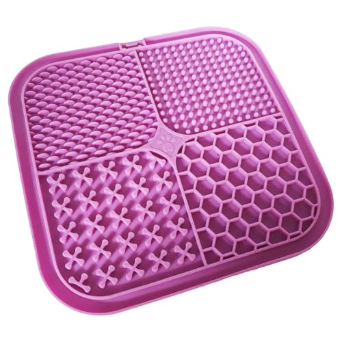 Lebensmittelqualität Silikon Slow Feed Licking Matten Für Haustier Slip Saugbasis Einfache Reinigung Design Gesundes Verdauung Helfer Lebensmittelqualität Silikon Slow Feed Licking Matten Für Haustier Slip Saugbasis Einfache Reinigung Design Gesundes Verdauung Helfer von AOSAIXIS