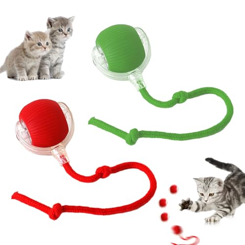 2 Pcs Katzensprint Interaktiver Spielball für Katzen Ball Elektrisch Katzenspielzeug Ball Smart Cat Toy ball Interaktives Katzenspielzeug USB-Aufladung Drei Arbeitsmodi Geeignet für Katzen und Hunde 2 Pcs Katzensprint Interaktiver Spielball für Katzen Ball Elektrisch Katzenspielzeug Ball Smart Cat Toy ball Interaktives Katzenspielzeug USB-Aufladung Drei Arbeitsmodi Geeignet für Katzen und Hunde von AOUZOVLI