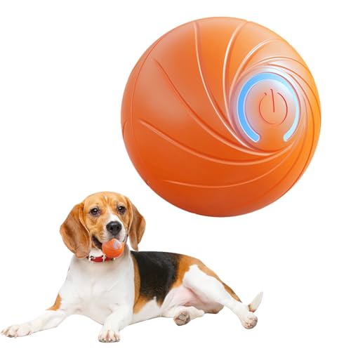 AOUZOVLI Katzenspielzeug Ball Interaktiver Spielball für Hunde Interaktives Hundespielzeug mit 2 Interaktiven Modi für Welpen Klein und Mittel von AOUZOVLI