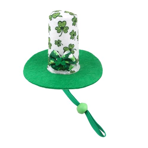 AOVNA Haustiermütze, Kleeblatt-Hundekappe, Katzenkostüm, Kleeblatt-Stirnband, St. Patrick s Hundekleidung, Haustierkleidung, Cosplay, für irische Party AOVNA Haustiermütze, Kleeblatt-Hundekappe, Katzenkostüm, Kleeblatt-Stirnband, St. Patrick s Hundekleidung, Haustierkleidung, Cosplay, für irische Party von AOVNA