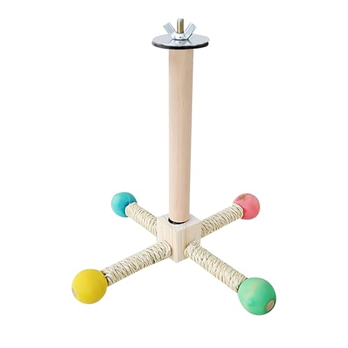 AOVNA Vogelständer Sitzstange Spielzeug Vogel-Trainingsständer Naturholz Spinning Sittich Spielzeug für Wellensittiche, Nymphensittiche, Lovebirds, Vogelsitzstangen AOVNA Vogelständer Sitzstange Spielzeug Vogel-Trainingsständer Naturholz Spinning Sittich Spielzeug für Wellensittiche, Nymphensittiche, Lovebirds, Vogelsitzstangen von AOVNA