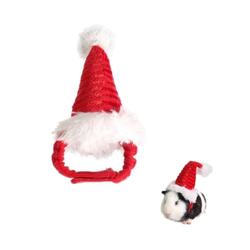 AOVNA Weihnachtsmütze für Hamster, Mini-Weihnachtsmannmütze, Haustier-Outfits für Kaninchen, Hamster, Hasen, Ratten, Kätzchen und Kleintiere AOVNA Weihnachtsmütze für Hamster, Mini-Weihnachtsmannmütze, Haustier-Outfits für Kaninchen, Hamster, Hasen, Ratten, Kätzchen und Kleintiere von AOVNA