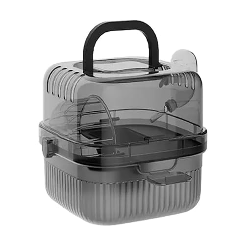 Leichter Hamster käfig, atmungsaktiv tragbarer Hamster lebensraum mit Griff Wasser Flasche Leichter Hamster käfig, atmungsaktiv tragbarer Hamster lebensraum mit Griff Wasser Flasche von AOYEAH