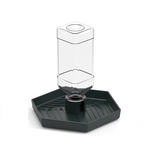 Reptilien-Wasser-Zubringer-Schüssel, Nahrungs-Zubringer-Wasser Flasche für Reptilien-Haustiere, Anti-Slip-automatischer Wassersp Ender für Eidechsen Reptilien-Wasser-Zubringer-Schüssel, Nahrungs-Zubringer-Wasser Flasche für Reptilien-Haustiere, Anti-Slip-automatischer Wassersp Ender für Eidechsen von AOYEAH