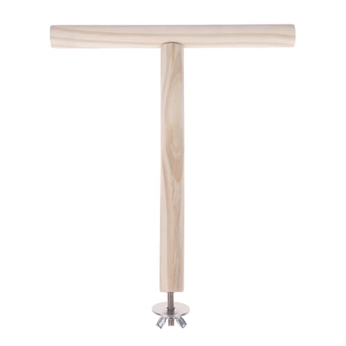 Vogelkäfig-Barsch-Stangen, T-förmiger Papageien-Spielzeugs tand, Zubehör für Vogel zubehör Vogelkäfig-Barsch-Stangen, T-förmiger Papageien-Spielzeugs tand, Zubehör für Vogel zubehör von AOYEAH