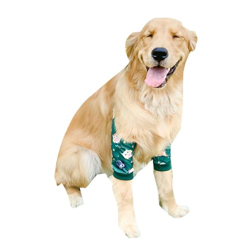 AOYUDJ Pet Recovery Sleeve für Hunde, Ellenbogen- und Kniegelenke, Verletzungen, Ellenbogenbandage, weich gepolstert, für Vorderbeine, weiche Sprunggelenkbandage von AOYUDJ