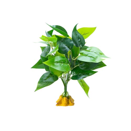 AOYUDJ Reptilien Pflanze Amphibien Hängende Harze Pflanze Eidechsen Terrarien Dekoration zum Klettern und Sonnenbaden von AOYUDJ