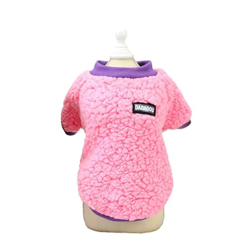 Hunde-Kapuzenpullover aus Fleece, warm, für den Winter, für Welpen, Pullover, Sweatshirt, Outdoor-Kleidung, Zubehör, Haustierzubehör von AOYUDJ