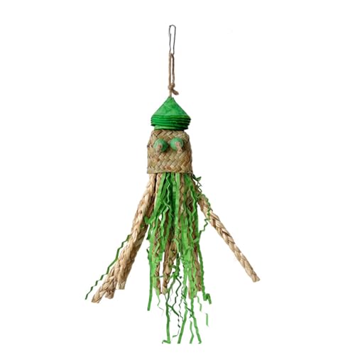 Kauspielzeug für Kleintiere für Vögel, Papageien, Kauspielzeug, bunte Tentakel, Spielzeug zum Kauen von Zähnen, Schleifen von AOYUDJ