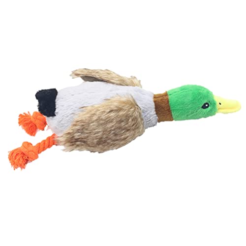 APANSHJY Quietschendes Hundespielzeug, Enten-Hundespielzeug, Plüsch-Hundekauspielzeug Mit Sound, Bissfestes Hunde-Quietschspielzeug, Interaktives Training, Spielspielzeug, Zahnknirschen, Zubehör Für APANSHJY Quietschendes Hundespielzeug, Enten-Hundespielzeug, Plüsch-Hundekauspielzeug Mit Sound, Bissfestes Hunde-Quietschspielzeug, Interaktives Training, Spielspielzeug, Zahnknirschen, Zubehör Für von APANSHJY