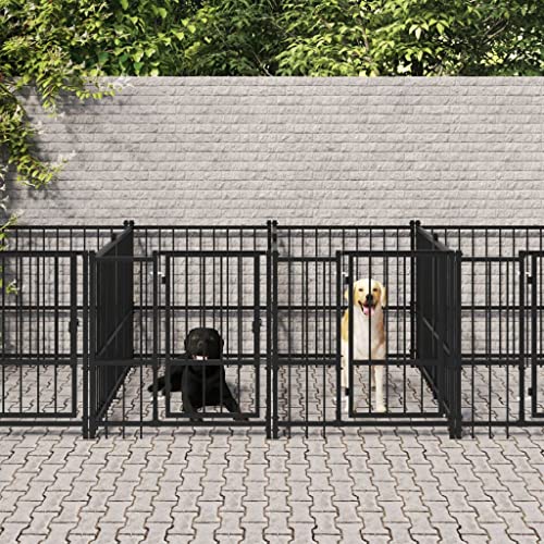 Tier- und Haustierbedarf – Outdoor-Hundehütte, Stahl, 7,51 m, Haustierzubehör von APCSA