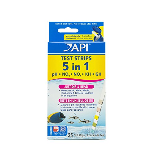 API 5-in-1 Teststreifen für Süß- und Salzwasseraquarien API 5-in-1 Teststreifen für Süß- und Salzwasseraquarien von API