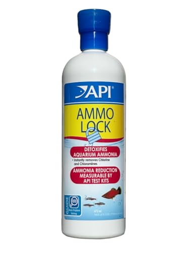 API Ammo-Lock Süß- und Salzwasser-Ammoniak-Entgiftungsmittel, 473-ml-Flasche (1 Stück) von API