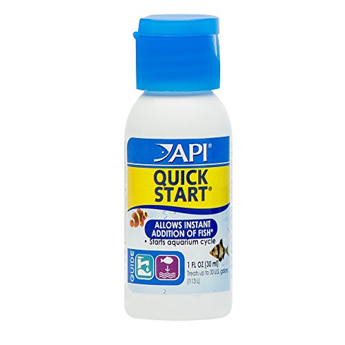API Quick Start Nitrifizierende Bakterien für Süß- und Salzwasseraquarien, 30 ml Flasche von API