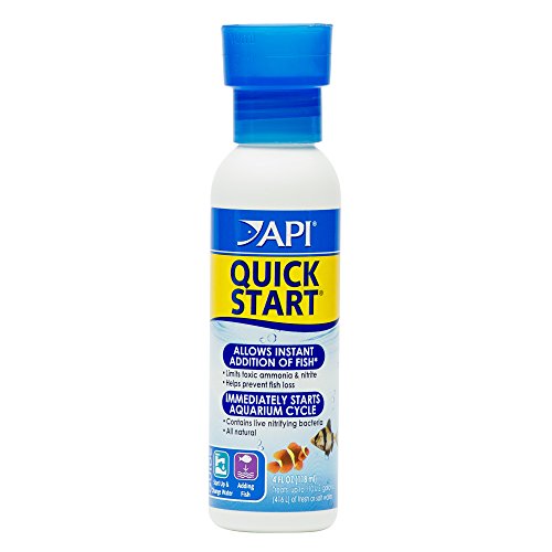 API Quick Start Süß- und Salzwasser Aquarium Nitrifizierende Bakterien 118 ml Flasche von API