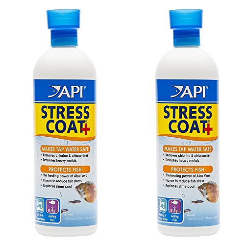 skicare (2 Pack) API Stress Coat Fish and Tap Water Conditioner, 16-Ounce (Treats 946 Gallons) Each von API