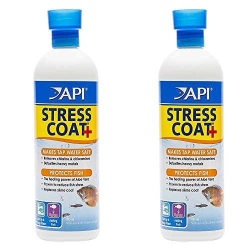 skicare (2 Pack) API Stress Coat Fish and Tap Water Conditioner, 16-Ounce (Treats 946 Gallons) Each von API