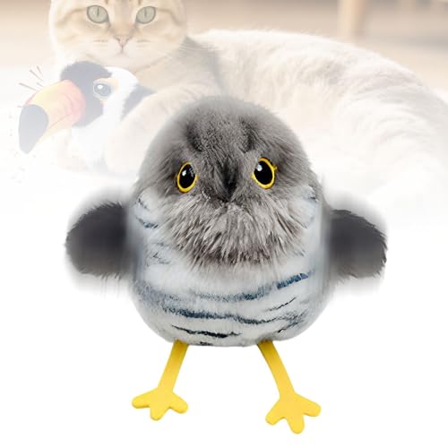 APODESS Katzenspielzeug,2025 Neu Katzenspielzeug Vogel Elektrisch Flatternder Vogel Intelligentes Katzen Spielzeug mit realistischen Bewegungen (#03) von APODESS