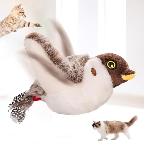APODESS Katzenspielzeug Vogel Elektrisch,Interaktives Katzenspielzeug mit zwitschernden Vögeln Katzen Spielzeug Selbstbeschäftigung Vogel für Katzen zum Spielen Treten APODESS Katzenspielzeug Vogel Elektrisch,Interaktives Katzenspielzeug mit zwitschernden Vögeln Katzen Spielzeug Selbstbeschäftigung Vogel für Katzen zum Spielen Treten von APODESS