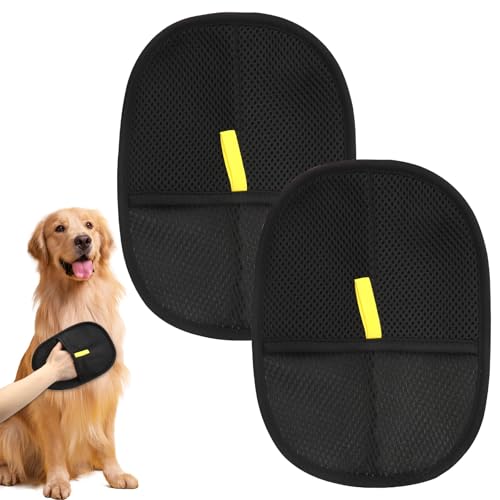 APOMOONS 2 Stück Doppelseitige Fellpflegehandschuh für Pets, Antistatische Handschuhe für Katzen und Hunde, Wiederverwendbare Handschuhe zur Tierhaarentfernung, zum Waschen, Hair Removal, Fellpflege APOMOONS 2 Stück Doppelseitige Fellpflegehandschuh für Pets, Antistatische Handschuhe für Katzen und Hunde, Wiederverwendbare Handschuhe zur Tierhaarentfernung, zum Waschen, Hair Removal, Fellpflege von APOMOONS