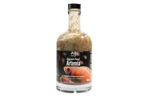 AquaOwner Liquid Food Artemia, Fischfutter für Fische & Korallen in Süßwasser & Meerwasser Aquarien (500ml) von AQ AQUAOWNER