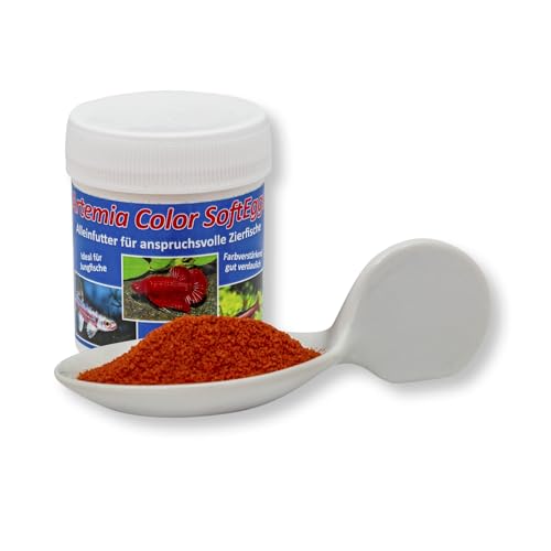 AQ4Aquaristik Artemia Color SoftEggs, Aufzuchtfutter für Jungfische, Alleinfutter für Zierfische, Color Booster, Farbfutter, 40g AQ4Aquaristik Artemia Color SoftEggs, Aufzuchtfutter für Jungfische, Alleinfutter für Zierfische, Color Booster, Farbfutter, 40g von AQ4Aquaristik
