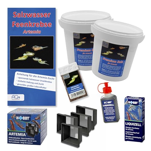 AQ4Aquaristik Artemia Zucht Set (Maxi), Artemia cf. persimilis von AQ4Aquaristik