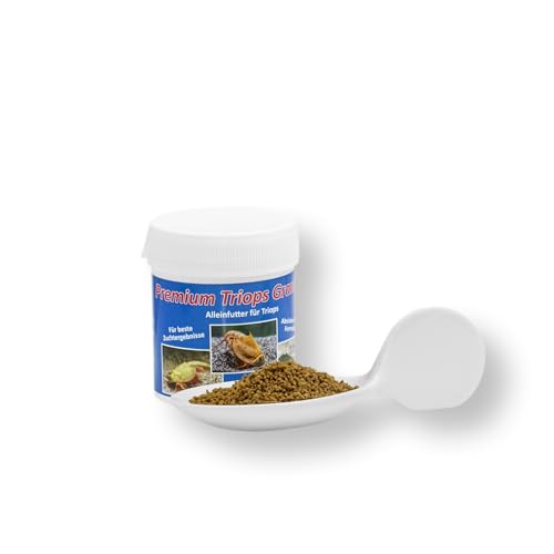 AQ4Aquaristik Premium Triops Granulat - Alleinfutter für Triops, hochwertiges Futter für Haltung und Zucht der Urzeitkrebse - Triops Futter und Hauptfutter, 40g von AQ4Aquaristik