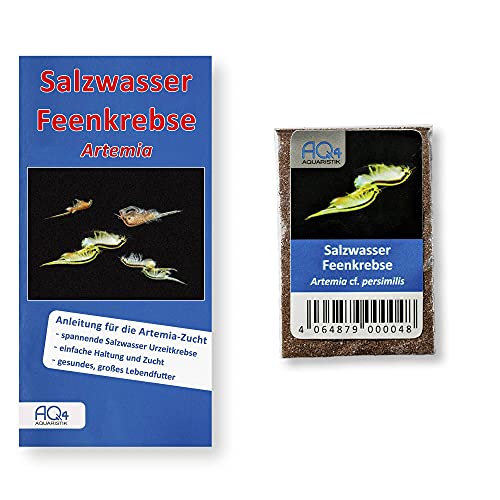 AQ4Aquaristik Salzwasser Feenkrebse - Artemia - Eier - mit Anleitung, Artemia cf. persimilis von AQ4Aquaristik