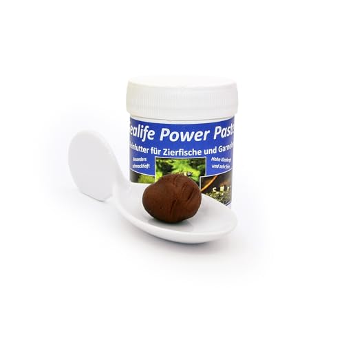 AQ4Aquaristik Sealife Power Paste - Futterpaste - Futter für Fische und Garnelen - Vollwertiger Ersatz für Artemia Nauplien als Futter, 70 g von AQ4Aquaristik