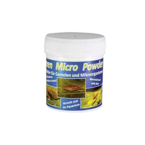 AQ4Aquaristik Staubfutter: Green Micro Powder - Futter für Garnelen, Zierfische, Urzeitkrebse und Mikroorganismen, Aufzuchtfutter AQ4Aquaristik Staubfutter: Green Micro Powder - Futter für Garnelen, Zierfische, Urzeitkrebse und Mikroorganismen, Aufzuchtfutter von AQ4Aquaristik