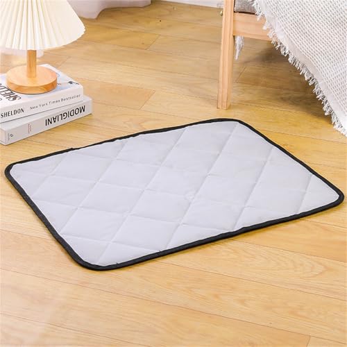 AQCQDQ Hundematte, Hundedecke Sofaschutz, Kuscheldecke Hund, Inkontinenzunterlage Waschbar für Drinnen, Draußen und Auto (Grau,60 * 45 cm) von AQCQDQ