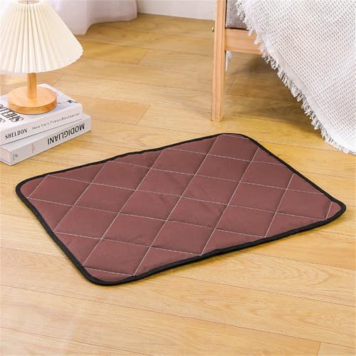 AQCQDQ Hundematte, Hundedecke Sofaschutz, Kuscheldecke Hund, Inkontinenzunterlage Waschbar für Drinnen, Draußen und Auto (Kaffee,40 * 30 cm) von AQCQDQ