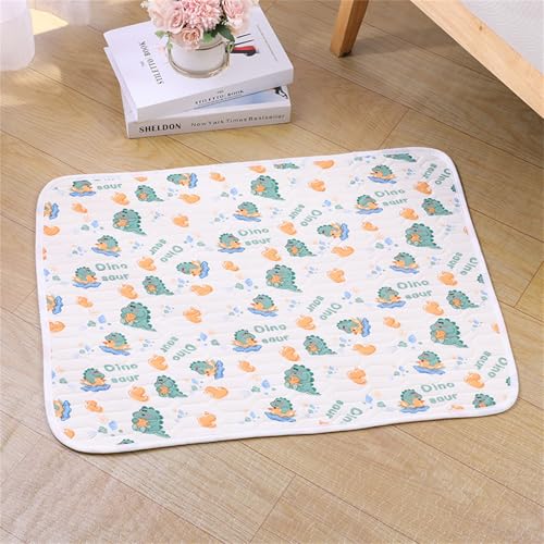 AQCQDQ Kühlmatte für Hunde, Weiches und Atmungsaktives Latexkissen, Hundedecke Antirutsch, Hundekissen Waschbar für Drinnen, Draußen und Auto (Weiß,60 * 45 cm) von AQCQDQ