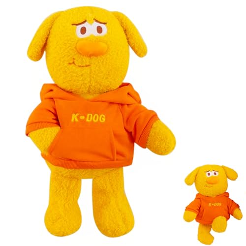 AQCQDQ Plüschhund Lebensecht Weiches Plüschtier Plüschhund Labrador Braun Hund Kuscheltier Sammlerstück Kuscheliger Stoff für Hundeliebhaber (50 cm,Dog) von AQCQDQ