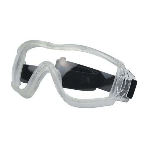 AQCQDQ Sonnenbrille Hund, Hundebrille für Kleine Hunde, Anti-UV Schutzbrille mit Verstellbarem Riemen für Mittel Große Hunde (Weißem Rahmen mit Klare Gläser) von AQCQDQ